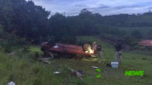 Homem embriagado capota carro na BR 158 e filho de sete anos morre no acidente