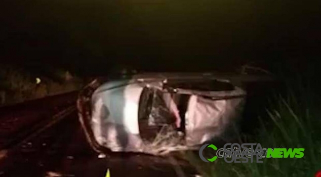 Homem morre e quatro ficam feridos em acidente na PR-581