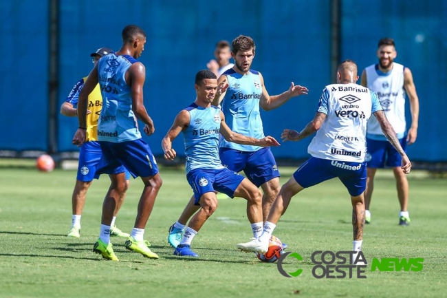 Grêmio recebe o São Luiz com possibilidade de estreia de Vizeu entre os titulares: Costa Oeste 106,5 FM transmite a partida 