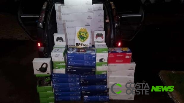 Veículo carregado com R$ 30 mil em eletrônicos é apreendido na BR 277