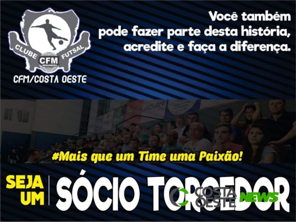 CFM Costa Oeste lança nova campanha para sócio-torcedor 