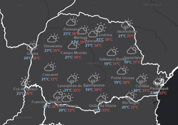 Calor aumenta no Oeste e não há previsão de chuva significativa