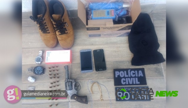 Polícia Civil de Matelândia realiza ação de combate à roubos e tráfico de drogas em Céu Azul