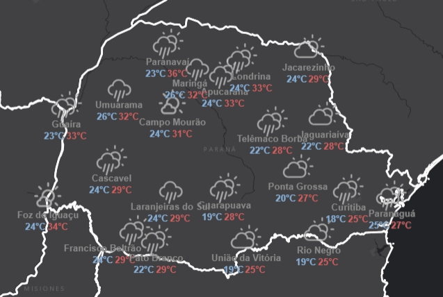 Semana inicia com sol e temperaturas menos elevadas na região
