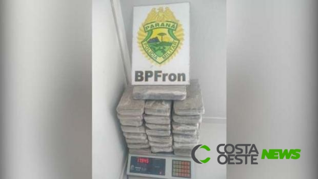 BPFron apreende maconha na rodoviária de São Miguel do Iguaçu