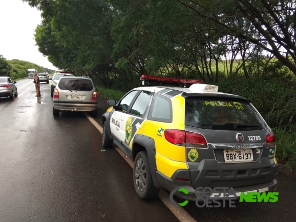 Ação conjunta de PM de Guaíra e Terra Roxa resulta em veículo recuperado após furto