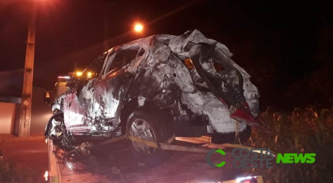 Homem morre carbonizado após acidente na PR 317