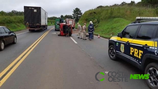 Motorista de 46 anos morre em acidente na BR 277