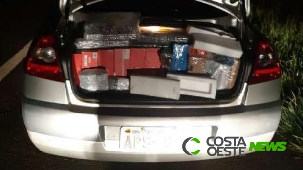 PRF apreende mercadorias contrabandeadas do Paraguai na BR 277 