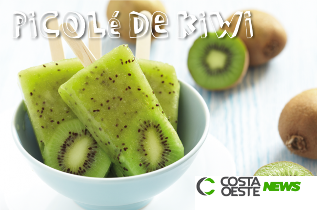 Picolé de kiwi