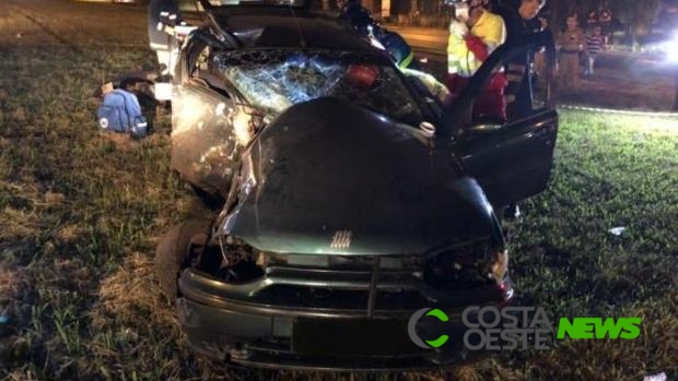 Condutor morre e passageiros ficam gravemente feridos em acidente na BR 277 