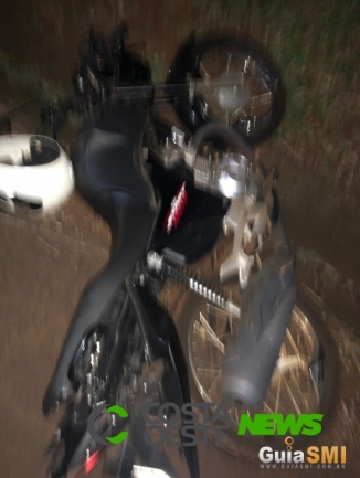 Motociclista fica gravemente ferido em acidente na PR 497