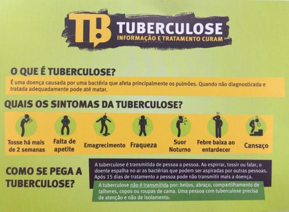 Alusivo ao Dia Mundial de Luta Contra a Tuberculose, UBS???s orientam pacientes sobre prevenção à doença