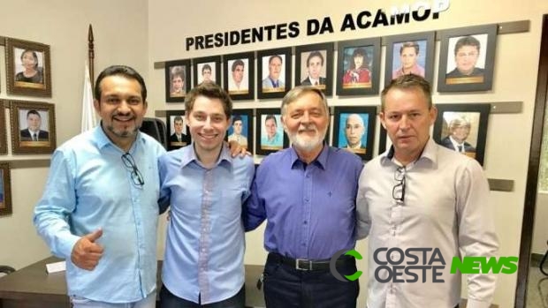 Vereador de Matelândia, Gabriel Cadini é eleito presidente da Acamop