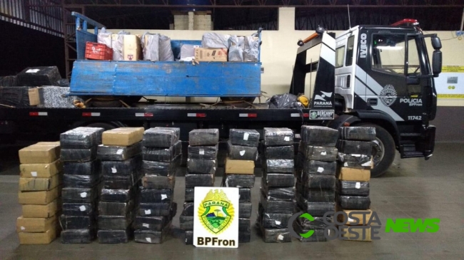 BPFron apreende mais de uma tonelada de maconha às margens do Rio Paraná