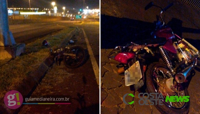 Colisão entre duas motos deixa dois homens gravemente feridos