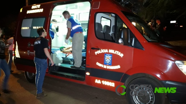 Esfaqueado consegue pedir ajuda em bar