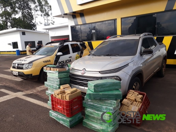 Casal com um bebê de 10 meses é preso com maconha e crack carregados em carro com placa de SH