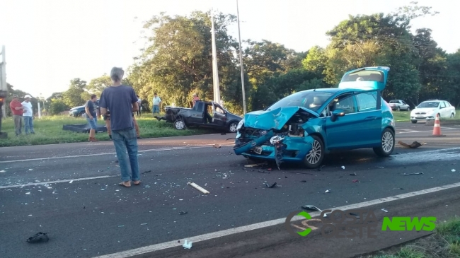 Motorista tenta fazer retorno irregular e provoca acidente na BR 277