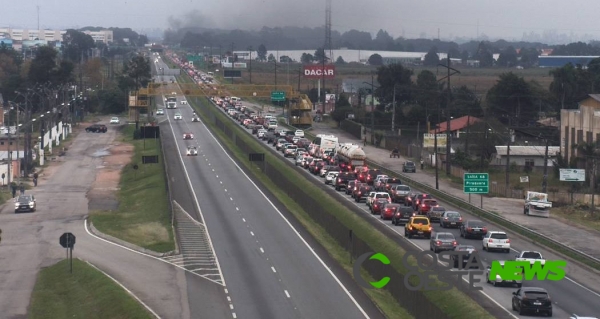 Sem acordo, greve dos responsáveis pela manutenção da BR 277 chega ao 22º dia