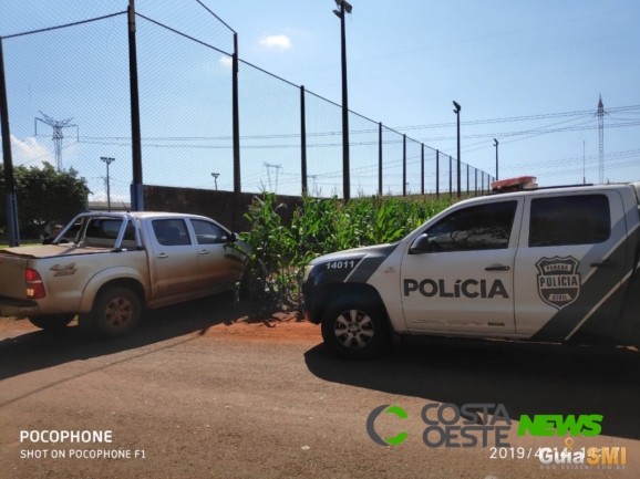 Família é rendida por bandidos que roubam duas caminhonetes em São Miguel do Iguaçu