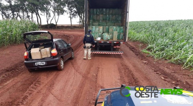 Cigarros e anabolizantes contrabandeados são apreendidos pela PRF