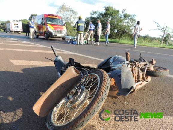 Acidente deixa motociclista com múltiplas fraturas na BR-467