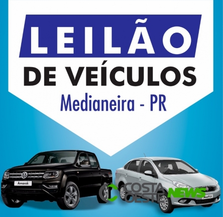 Leilão de veículos será realizado neste sábado (13) em Medianeira