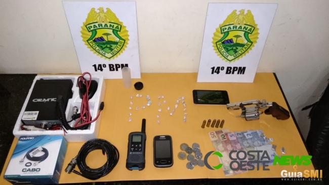 PM apreende menor de idade suspeito de tráfico de drogas em Medianeira