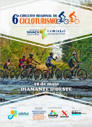 Diamante D???Oeste sedia a próxima etapa do Cicloturismo no dia 19 de maio