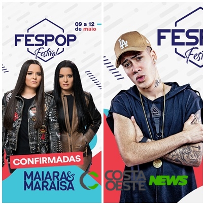 Maiara & Maraisa e MC Kevinho confirmados na Fespop Festival 2019