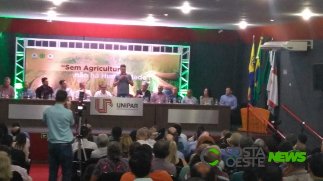 Em Guaíra, Nabhan Garcia diz que demarcações de terras indígenas está com congresso