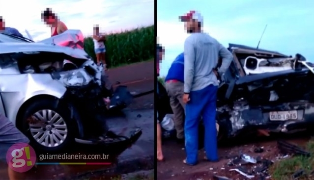 Veículos se envolvem em acidente entre Medianeira e Serranópolis