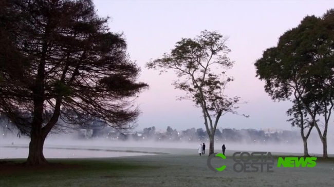 Região Oeste terá frio nos próximos dias, mas sem registro de geada 