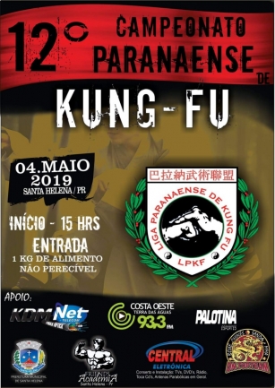 Campeonato Paranaense de Kung Fu acontece neste final de semana em Santa Helena