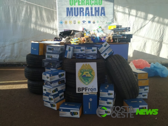 Policiais Militares do BPFRON apreendem veículo com contrabando