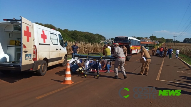 Criança fica gravemente ferida após ser atropelada