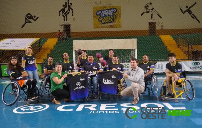 Costa Oeste HCR representa São Miguel nos Jogos Abertos Paradesportivos do Paraná com apoio da Cresol 