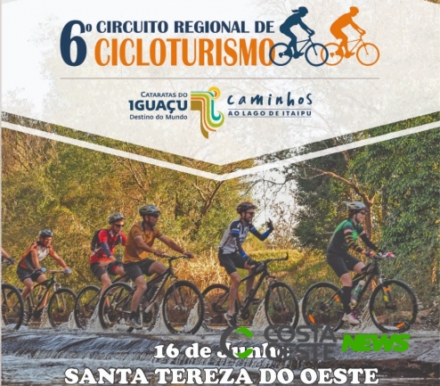 Santa Tereza do Oeste sedia neste domingo 16 de junho mais uma etapa do Cicloturismo