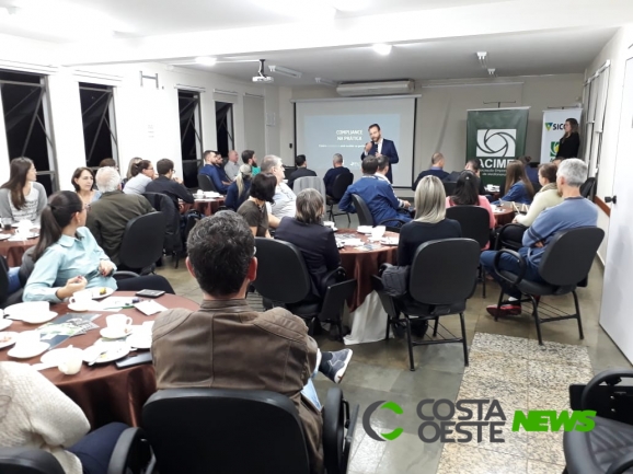 Café do Empresário da ACIME trouxe palestra sobre aplicação do Compliance na Gestão das empresas