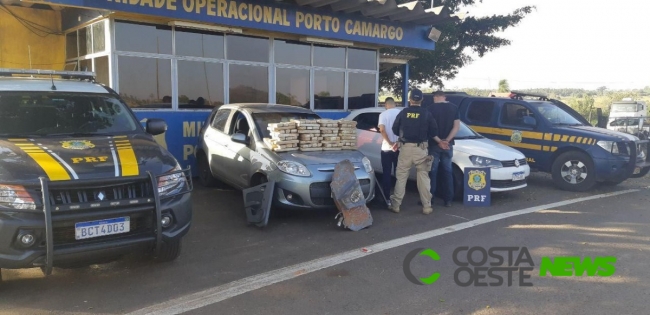 PRF prende dupla com quase 90 quilos de maconha