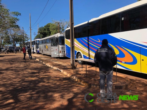 19 ônibus de turismo são retidos na Operação Muralha
