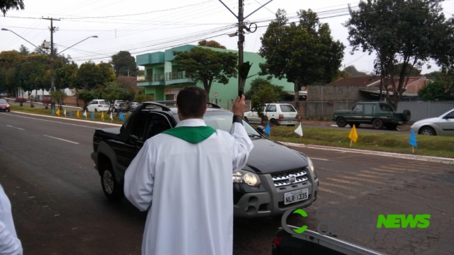Benção de carros reúne milhares de fiéis na Comunidade São Cristovão em Santa Helena