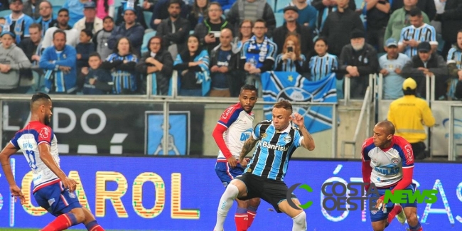 Grêmio só empata com o Bahia pela Copa do Brasil: OU??A OS GOLS 