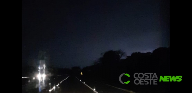 Temporais atingem o oeste neste início de segunda-feira (15)