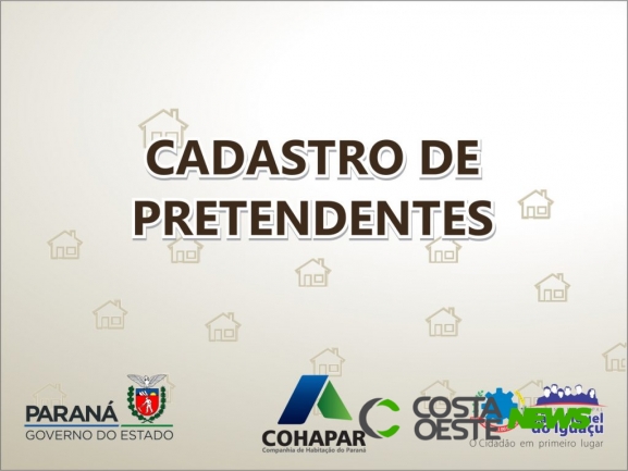 Cohapar e Prefeitura de São Miguel realizam cadastro de pretendentes