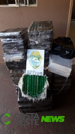 BPFRON apreende mais de trezentos quilos de maconha em Foz do Iguaçu-PR