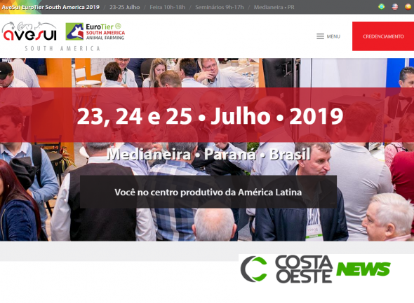 Parceria entre AveSui e EuroTier, resulta na maior feira de proteína animal da América Latina