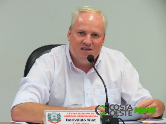 Nesta quinta-feira (18) sessão define se cassam ou não mandato de Dorival Kist em Marechal C. Rondon