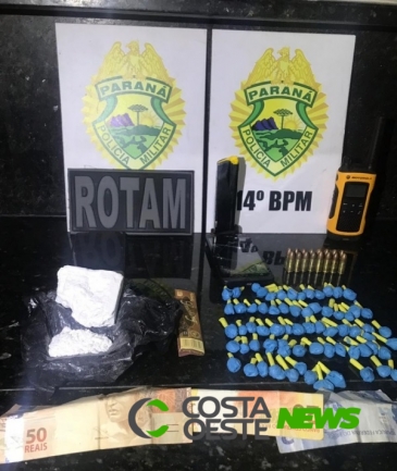 ROTAM apreende três adolescentes com drogas e munições em Medianeira